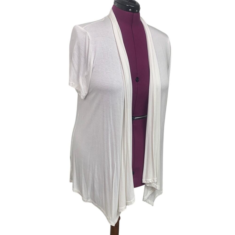 Urim Womens Plus Size 2X Rayon Blend Open Front Half Sleeve Cardigan Jacket